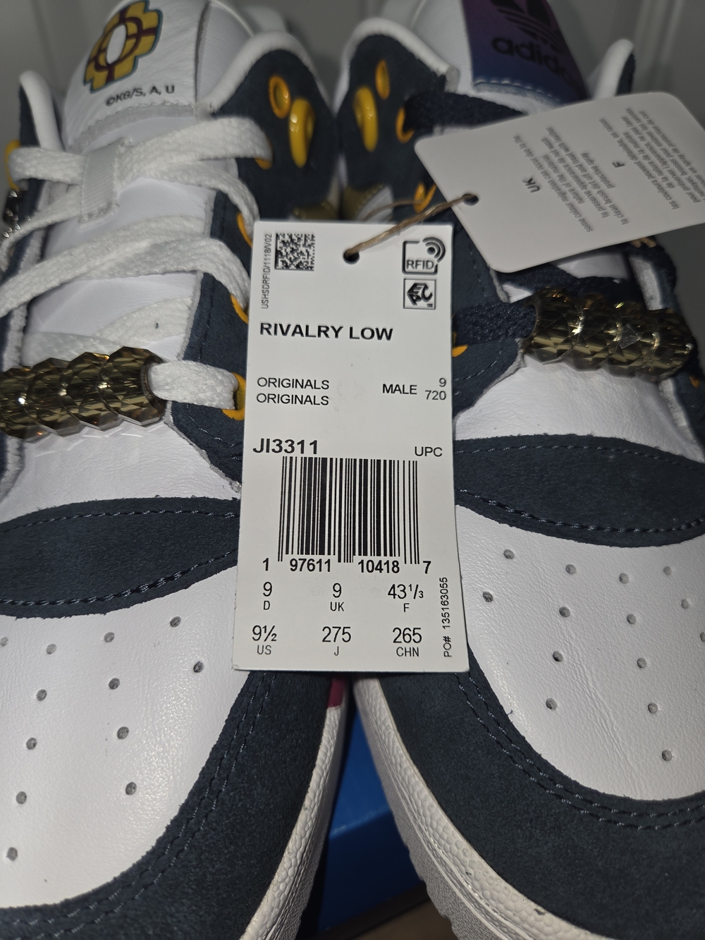MENS 9.5 ADIDAS RIVALRY LOW DEMON SLAYER TENGEN Anime Shoes Leather 2024 Rare - Picture 10 of 13